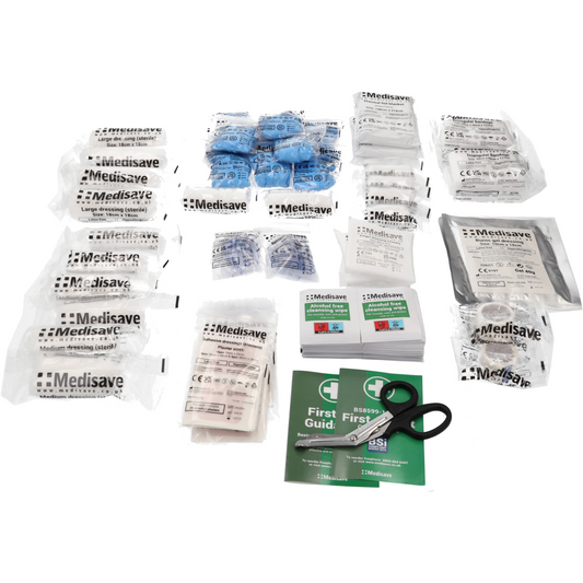 BS8599-1:2019 Workplace First Aid Kit - Medium Kit Refill - Medisave Professional