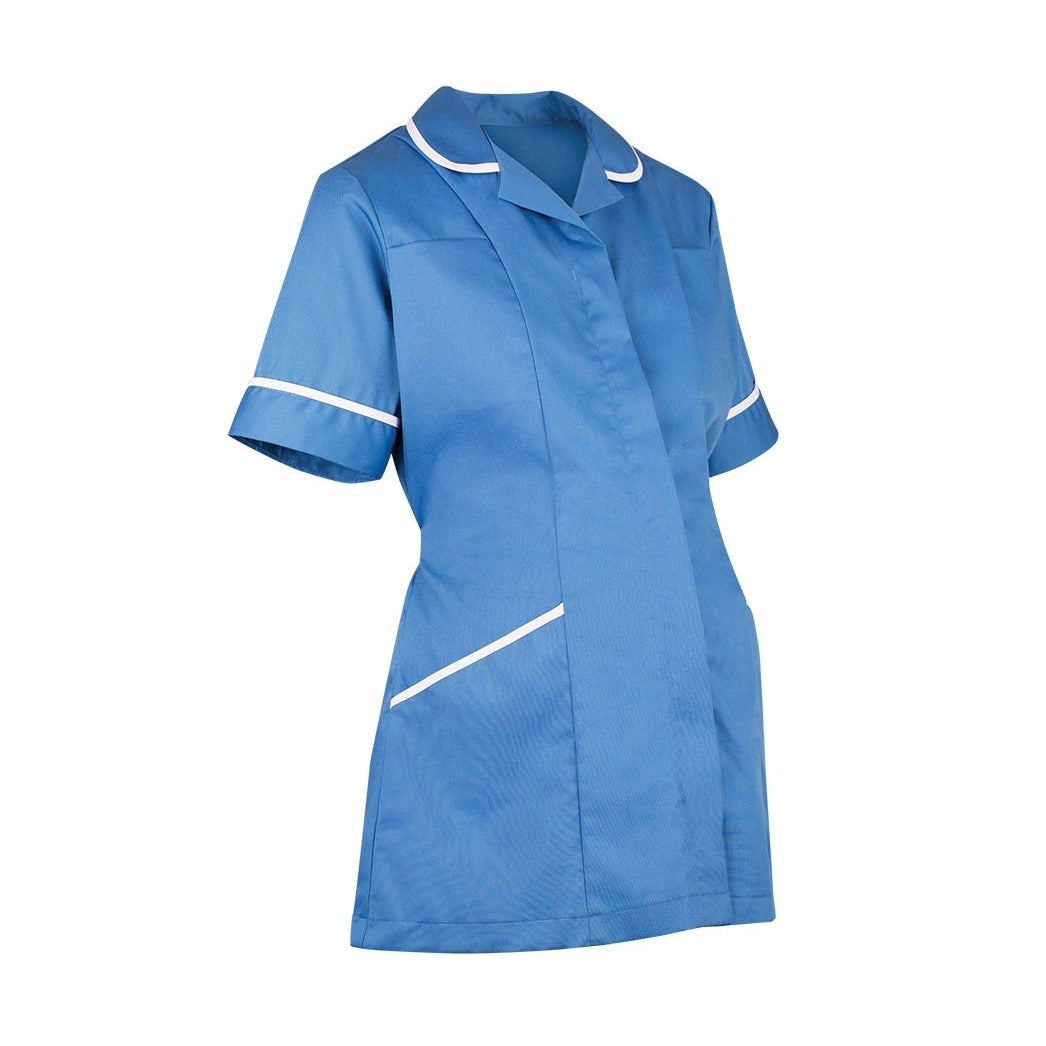 Boyd Cooper Maternity Classic Collar Tunic - Hospital Blue -