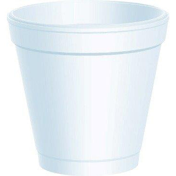 4oz/ 118ml Foam EPS Foam cup x 1000 - Bunzl Catering Supplies