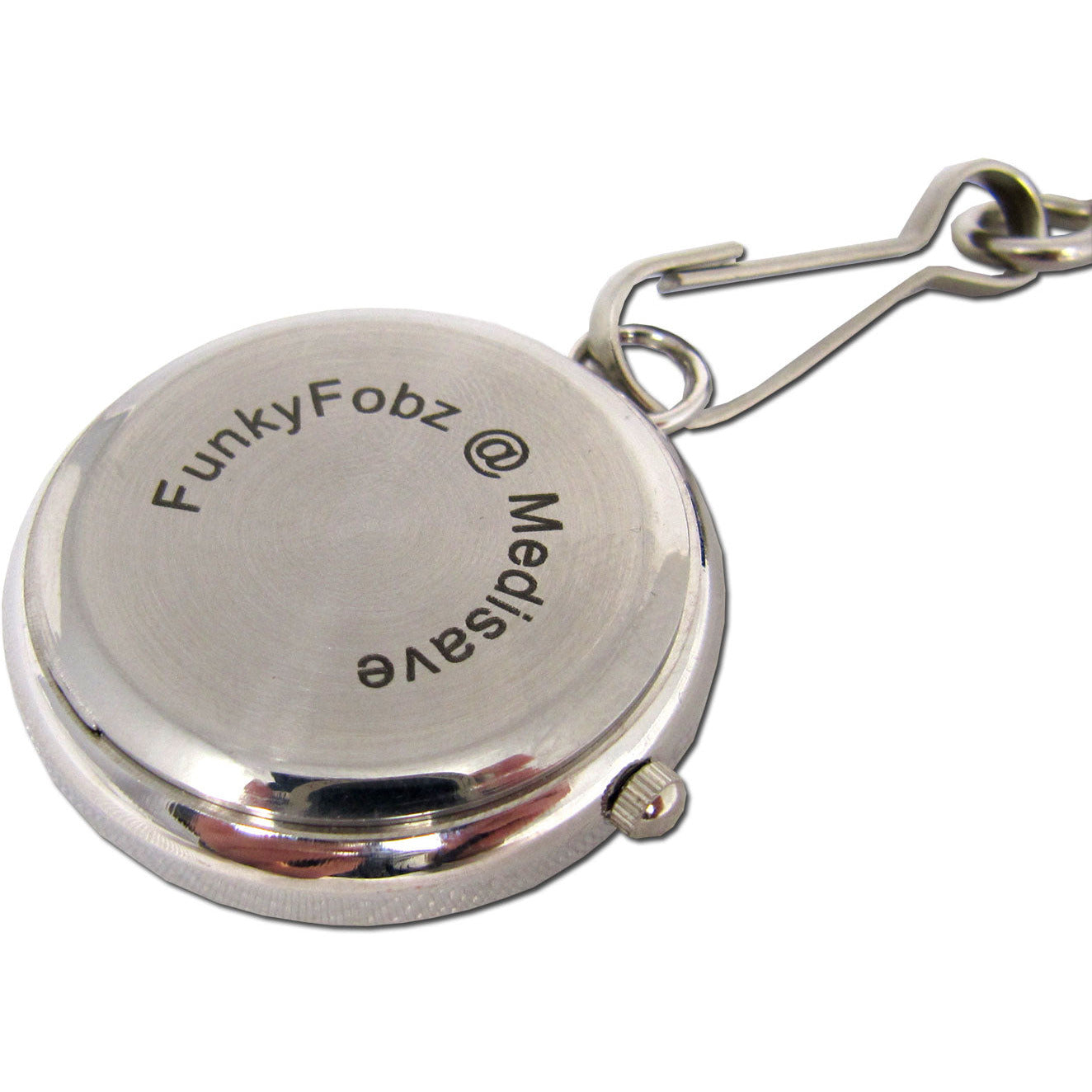 Nurses Fob Watch - Zebra Print -