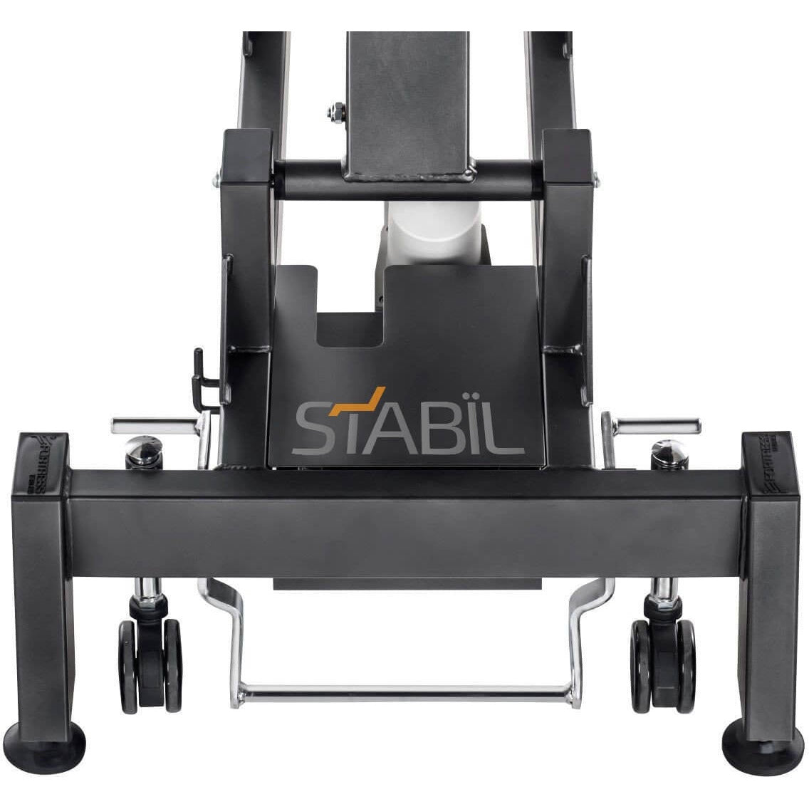 STABIL 2-Section Treatment Table / Black Frame / Black Upholstery - 360 Degree Operation - Stabil