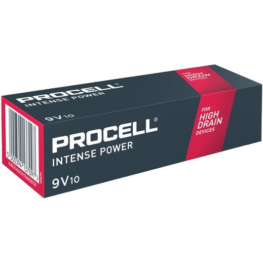 Procell Intense (9V/6LR61) - Box of 10 Cells