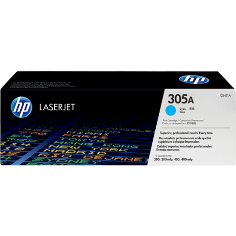HP CF411A Cyan Standard Yield Toner also for HP 411A - Compatible - Remanufactured