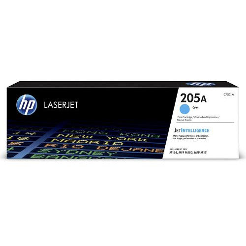 HP CF531A Cyan Toner also for HP 205A - Compatible - Remanufactured