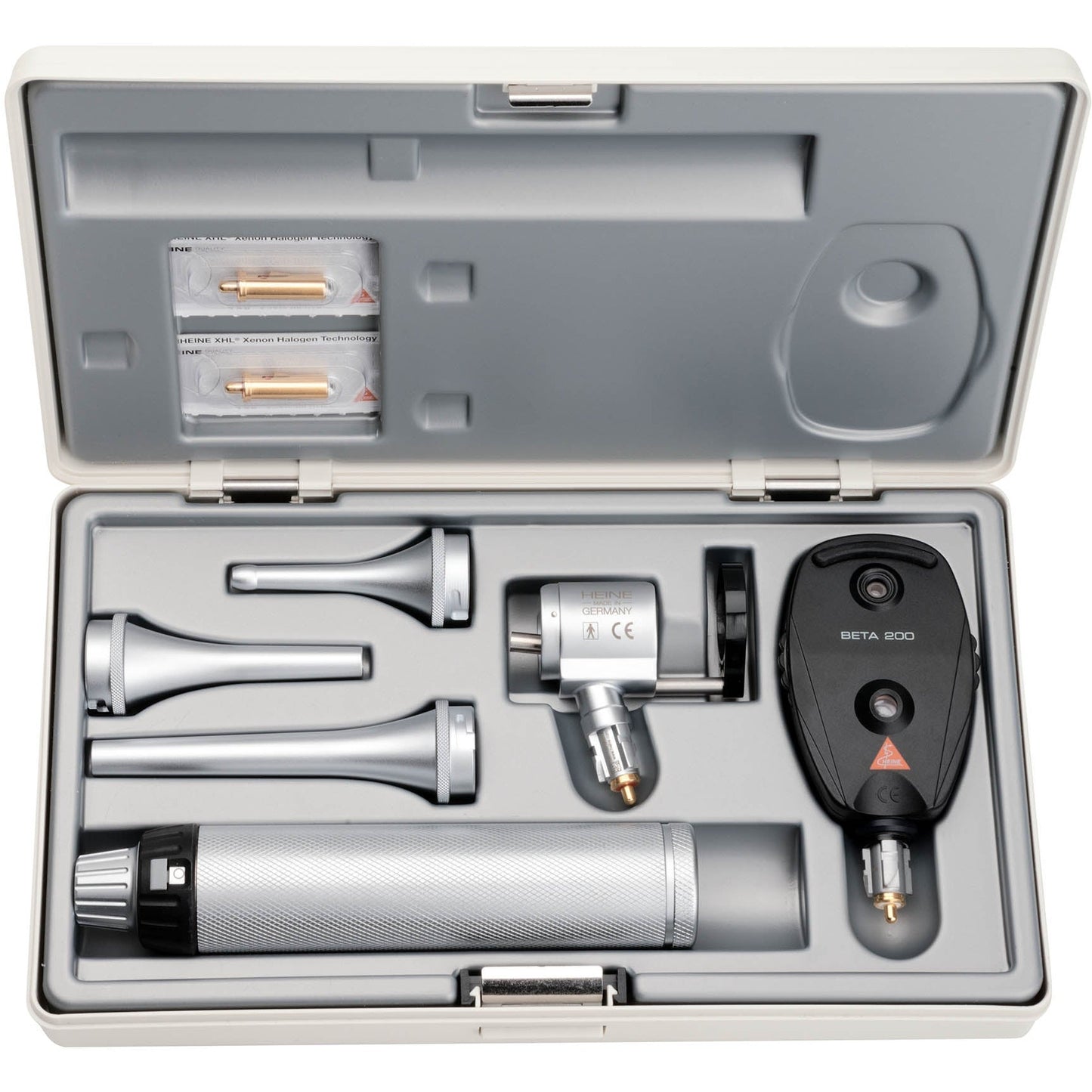HEINE Veterinary Diagnostic Set Otoscope/Ophthalmoscope Set Closed 2.5v - Heine