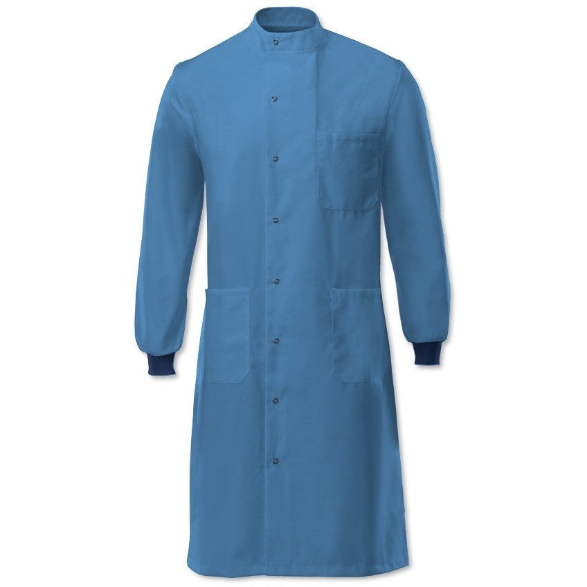 Unisex "Howie" Asymmetrical Stud Front Laboratory Lab Coat -