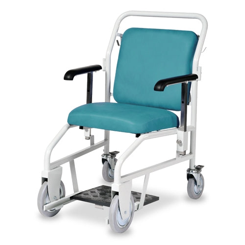 Portering Chair - Rear Steer, Nesting, Sliding Foot Rest -