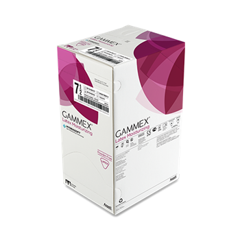 GAMMEX Latex Moisturizing Latex - Powder-Free Surgical Glove x 50 Pairs -