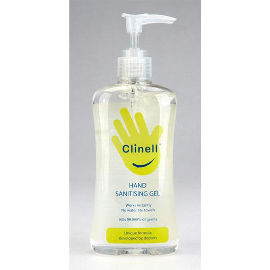 Clinell Instant Hand Sanitiser 250ml with Pump Case of 24