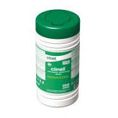 Clinell Universal Sanitising Wipes Case of 8 x Tubs of 100