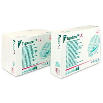 3M Tegaderm Short-Term Peripheral IV Dressing - 6 x 7cm x 100 -