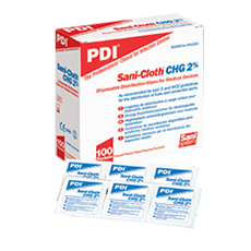 Sani-Cloth 2% Chlorhexidine Gluconate Wipe - Box of 100 -