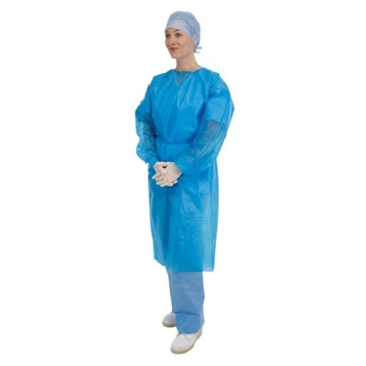 Disposable Long Sleeved Gown - Non Sterile - Discontinued