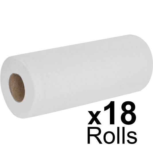 Essentials White Couch Roll 10" - 2ply - 40m x 250mm - Case of 18 - Northwood