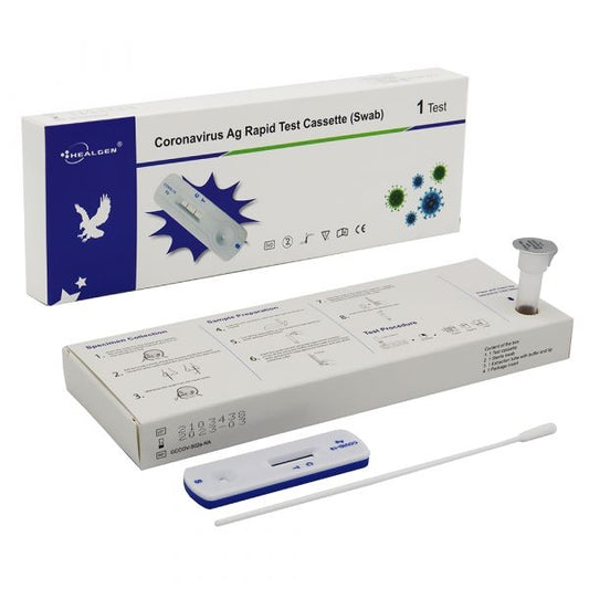Healgen COVID-19 Rapid Antigen Self Test Kit (x1 Single Kit) - Healgen