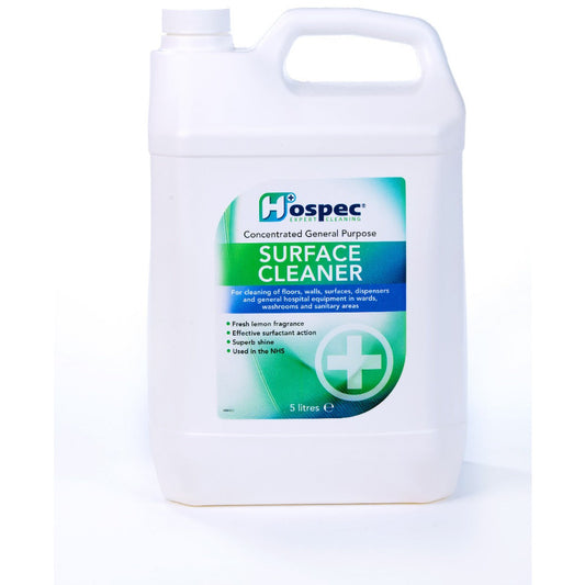 Hospec Surface Cleaner 5 Litre (Lemon) x 1 - Hospec