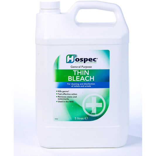 Hospec Thin Bleach 5 Litre x 1 - Hospec