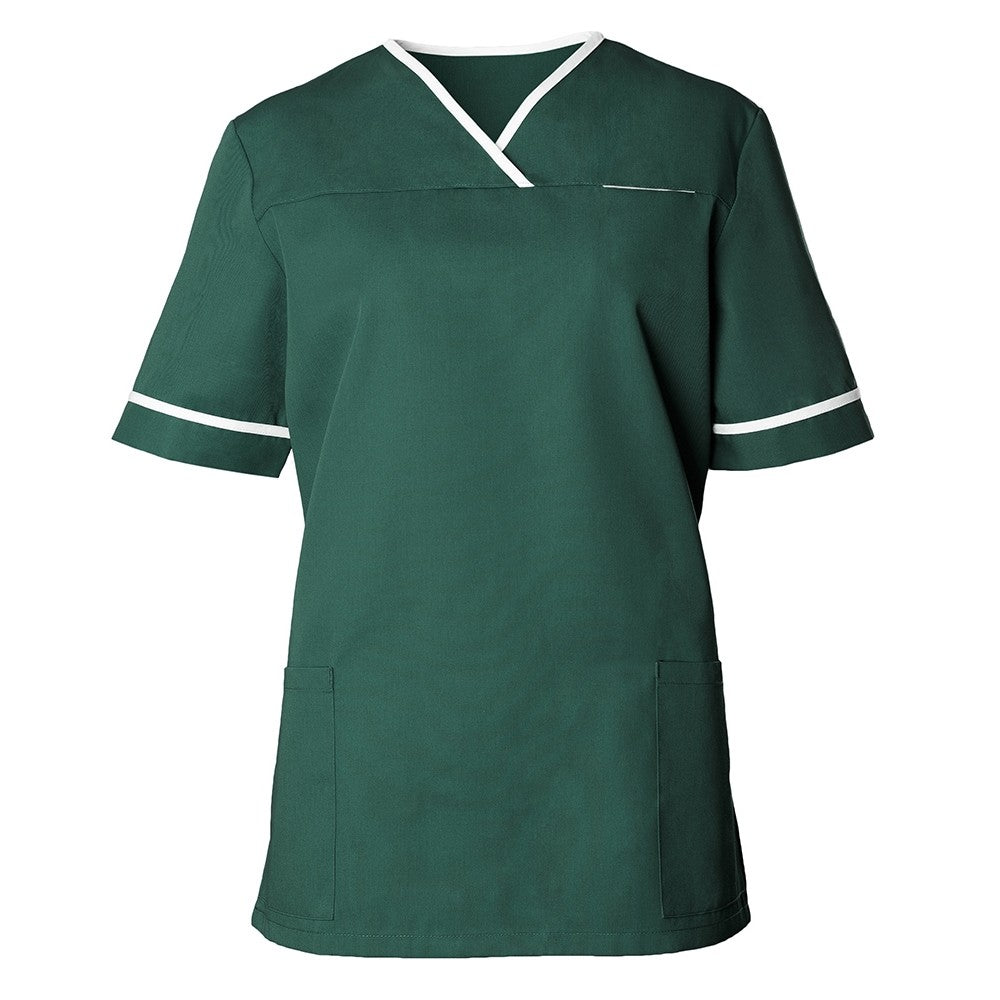 Women's Contrast Trim Scrub Tunic -