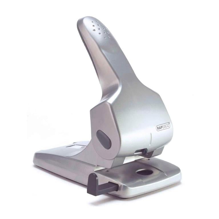 Rapesco Zero-65 Heavy Duty Hole Punch Silver (Capacity: 65 sheets of 80gsm paper) - Rapesco