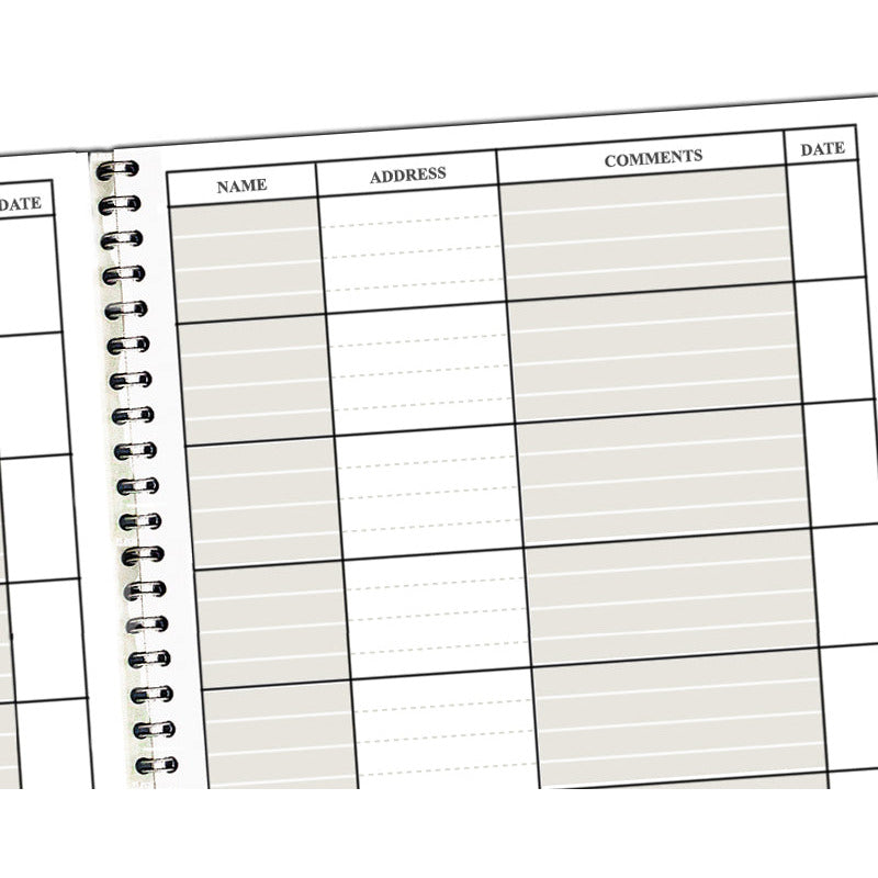 Visitor Comments Book 30 Page Refill - Double Sided Pages - Identibadge