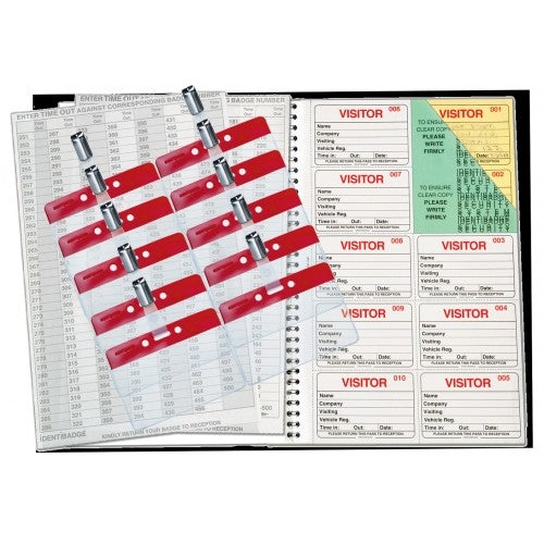 System Visitor Book - 500 Inserts With Cover -
