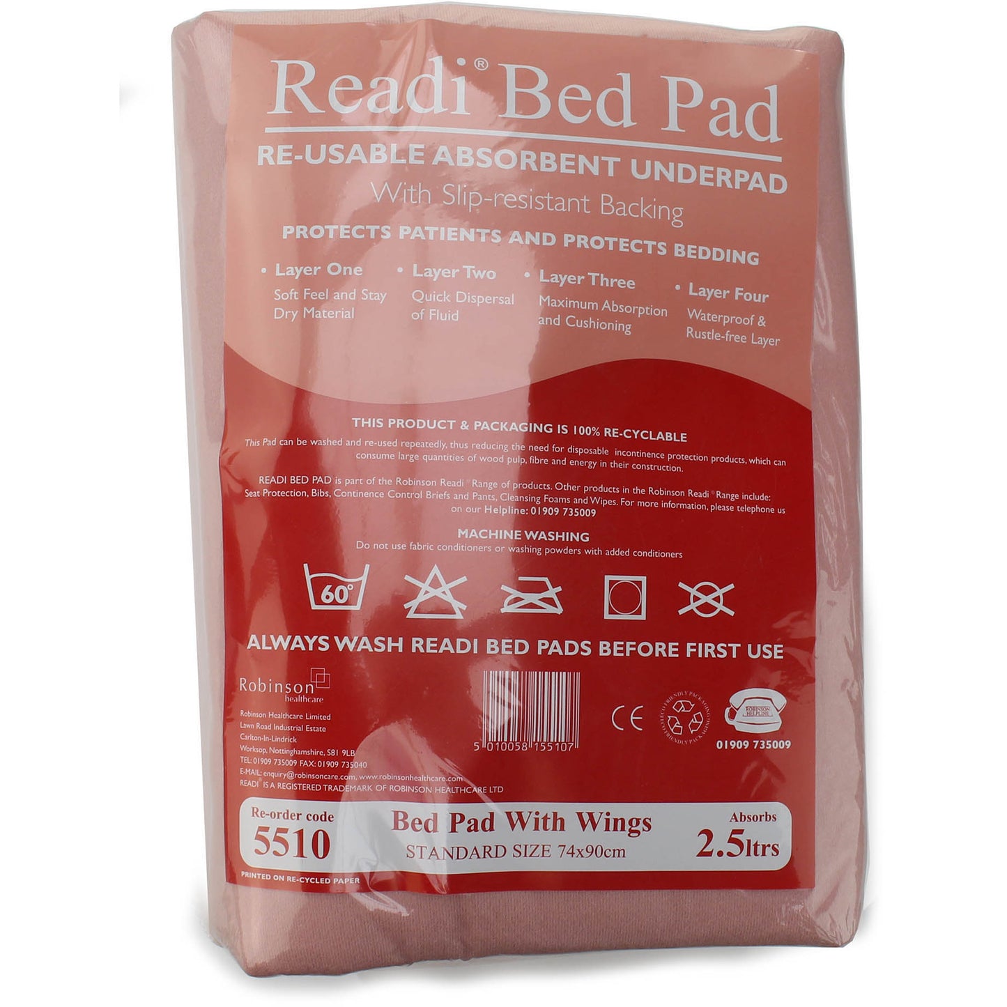 READI Bed Pad Standard with Wings