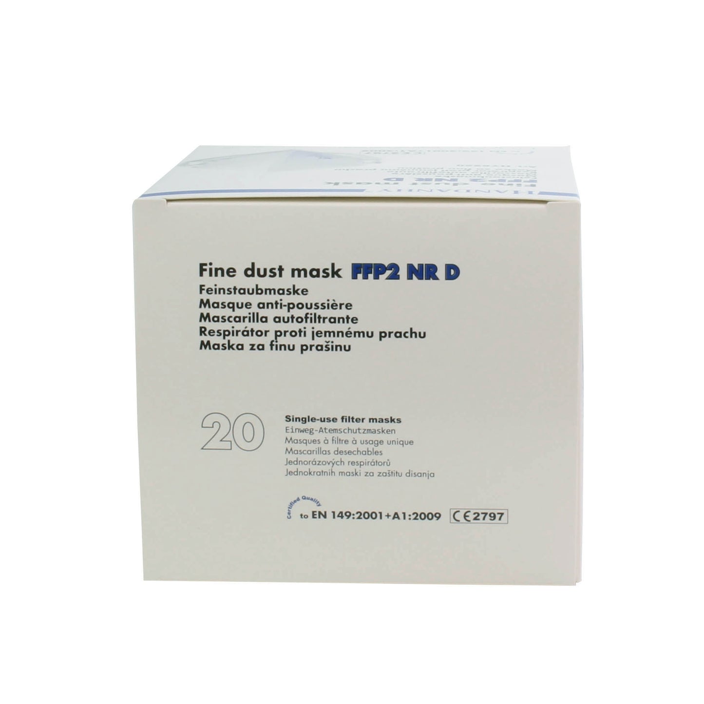 FFP2 Unvalved Face Masks x 20 - HY