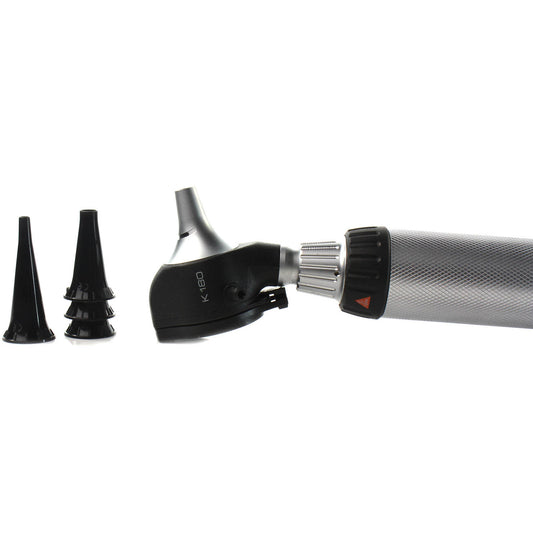 HEINE K180 F.O Otoscope Set with Li-Ion Handle & NT300 Charger -