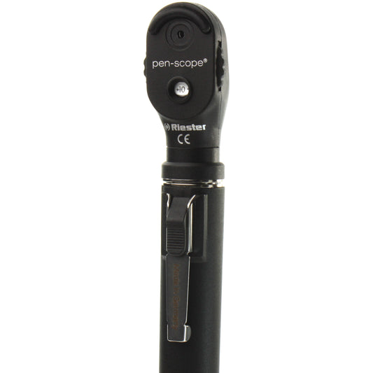 Riester Penscope Ophthalmoscope 2.7v with Pouch - Black - Riester
