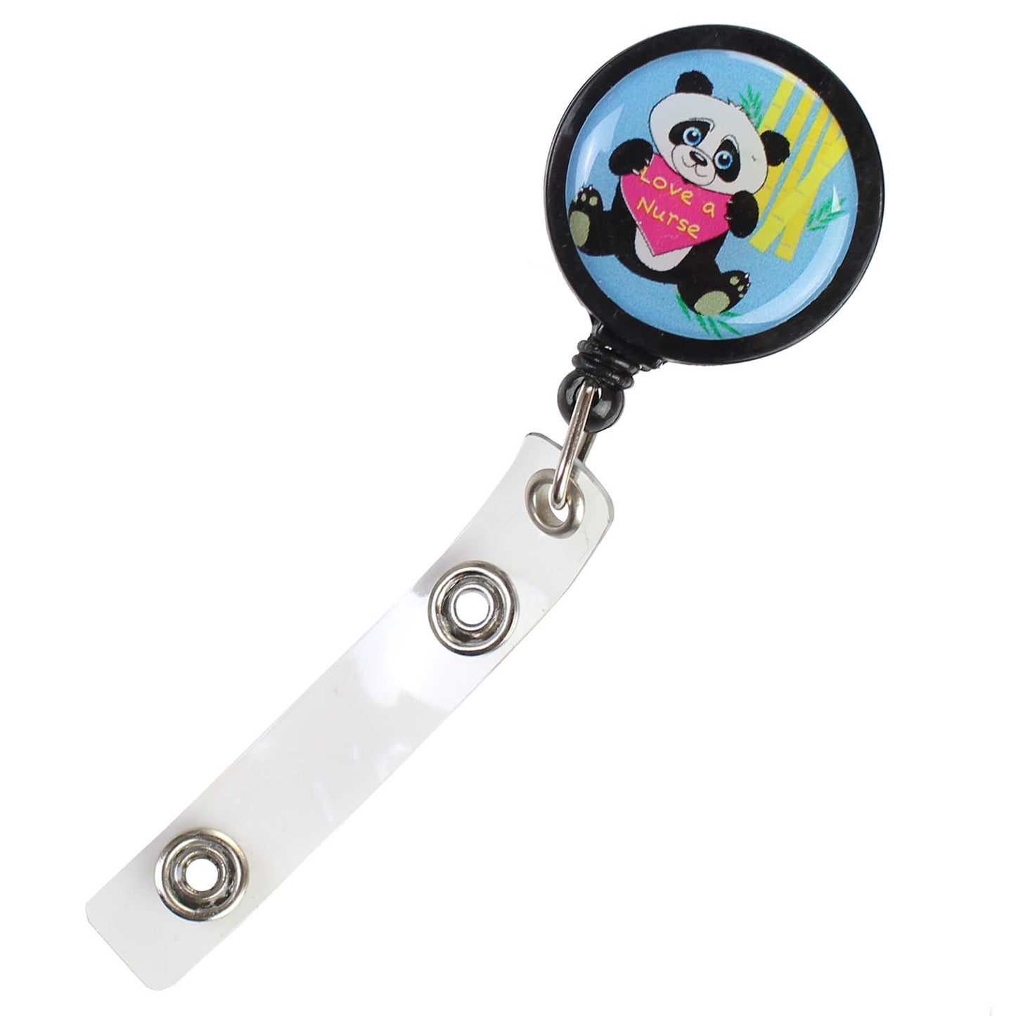 Nurse Name ID Reel Retractable Badge Holder - Discontinued