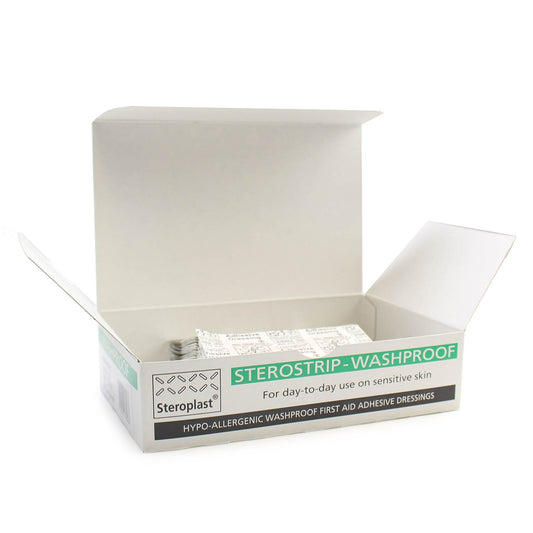Hypo-Allergenic Washproof Finger Tip Plaster 7.2cm x 4.2cm - Pack of 50