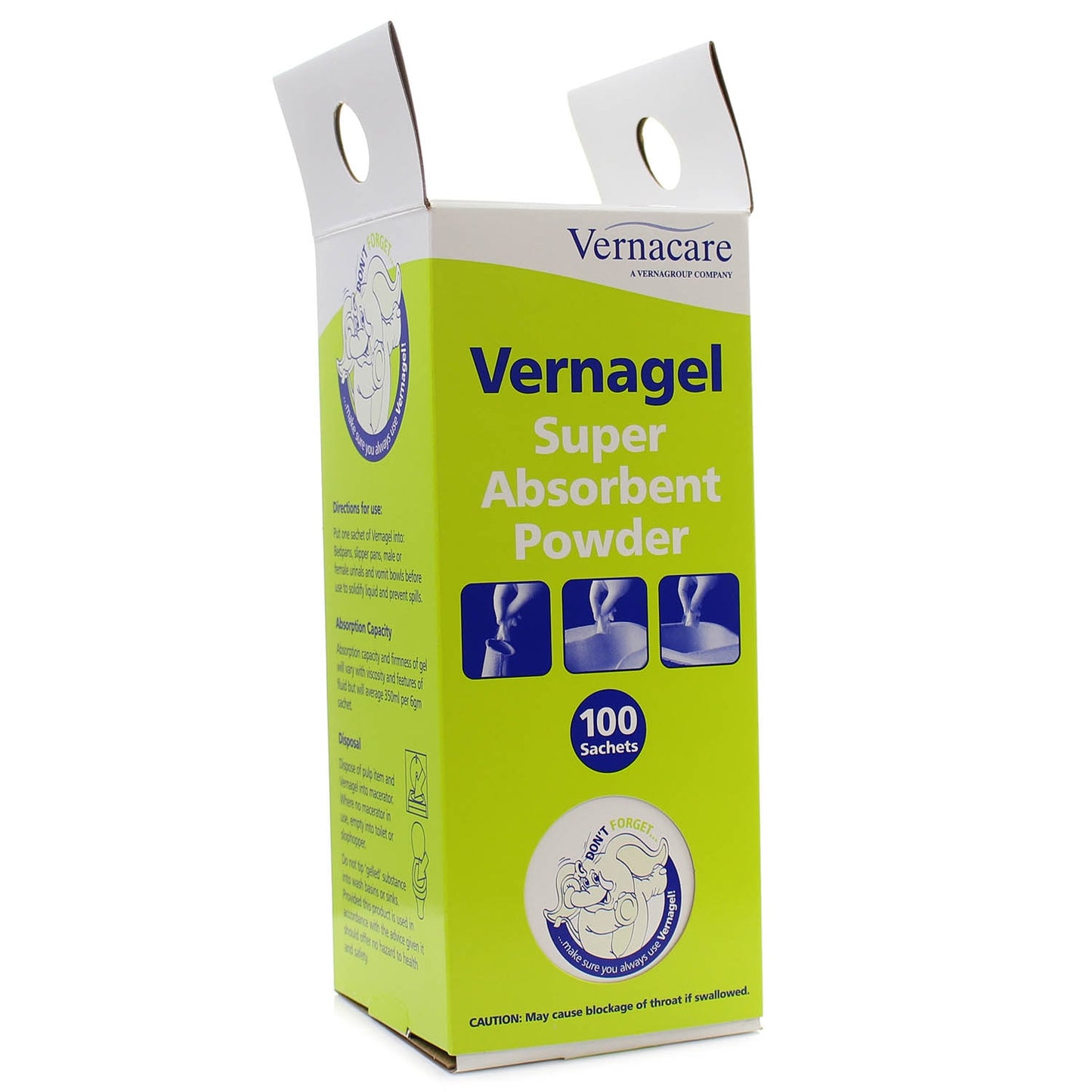 Vernagel Absorbent Powder - 6g Sachets x 100 - Medisave Professional