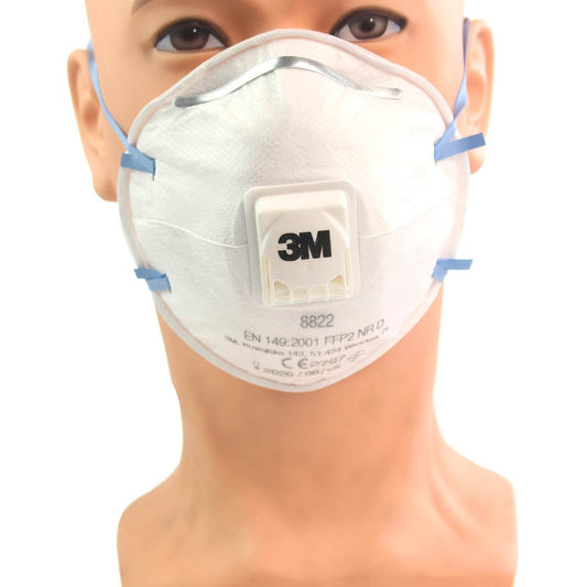3M™ Disposable Respirator Face Mask FFP2 - 8822 - Box of 10 - 3M