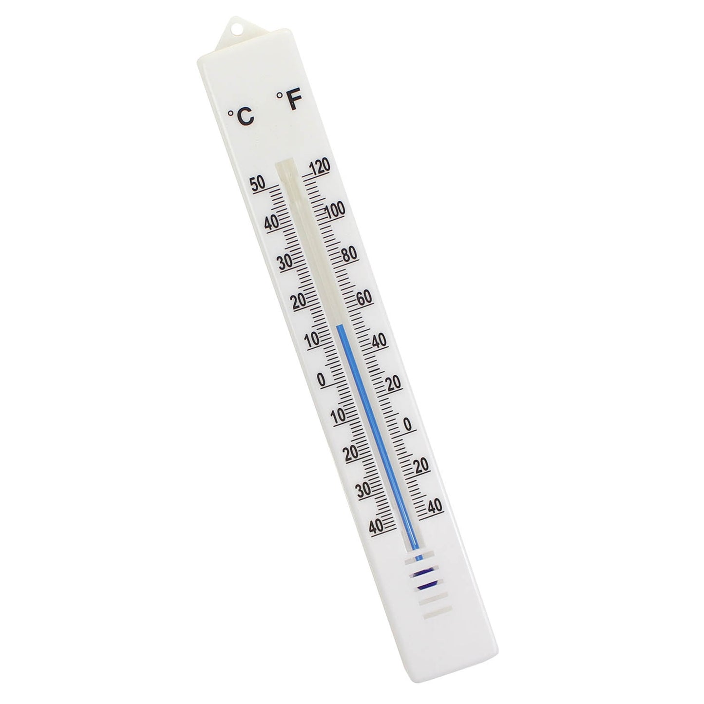 White Plastic Mini Room Thermometer -