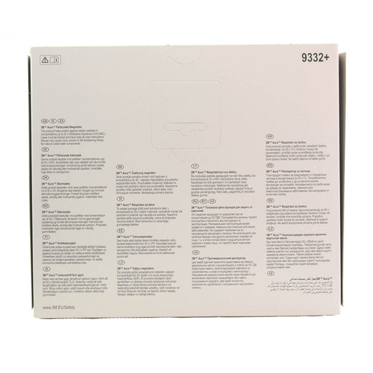 3M™ Particulate Respirator Face Mask FFP3 Valved - 9332+ - SINGLE - 3M