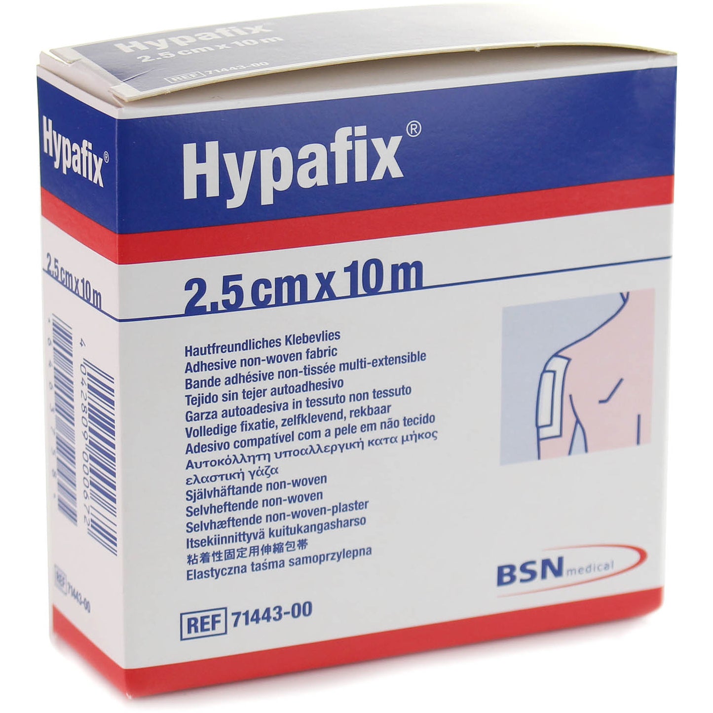 Hypafix Hypoallergenic Dressing Tape - 2.5cm x 10m SINGLE -
