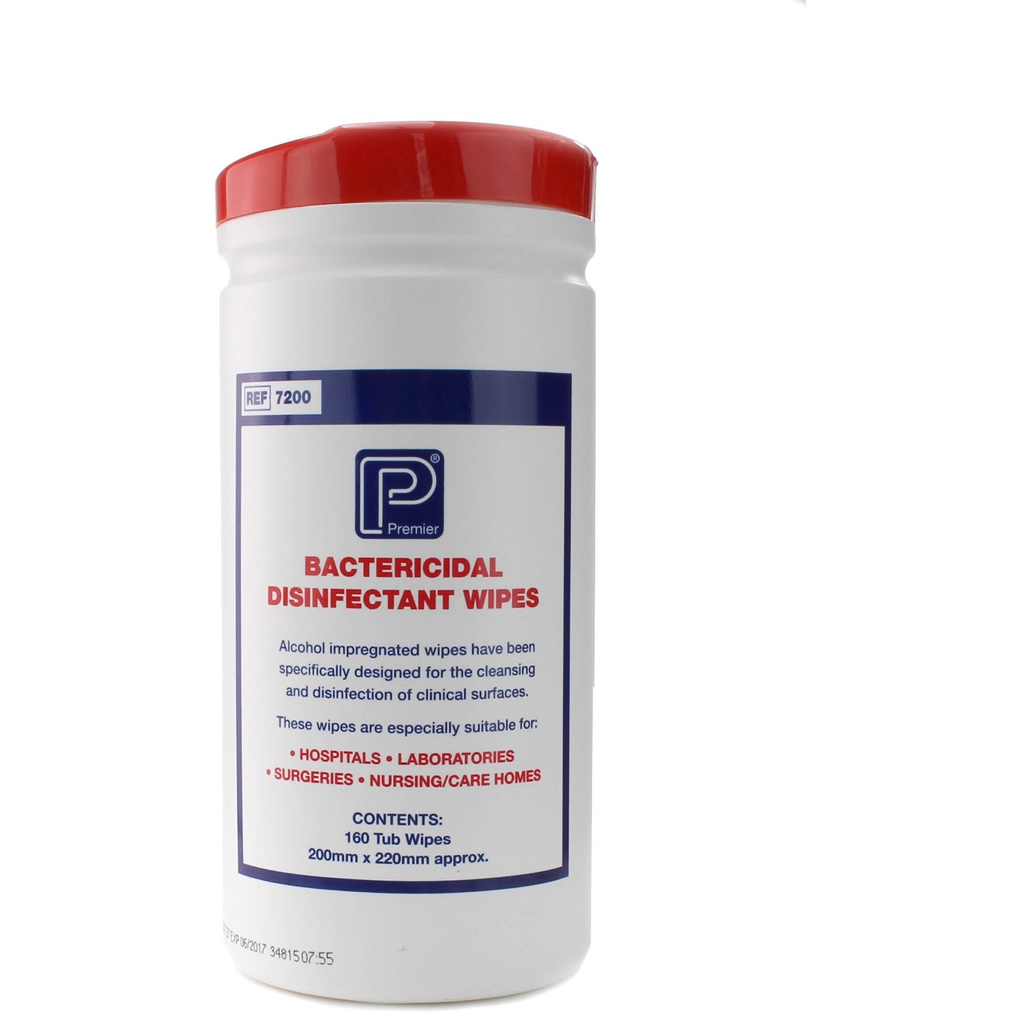 Hard Surface Disinfectant Wipes - 200 x 220mm x 160
