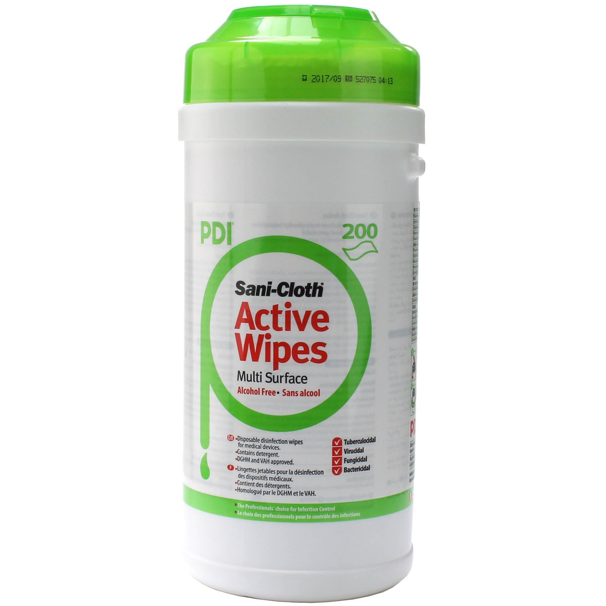 Ecolab Sani-Cloth Active Wipes – 125 Desinfektionstücher Zur Schnelldesinfektion, Viruzid