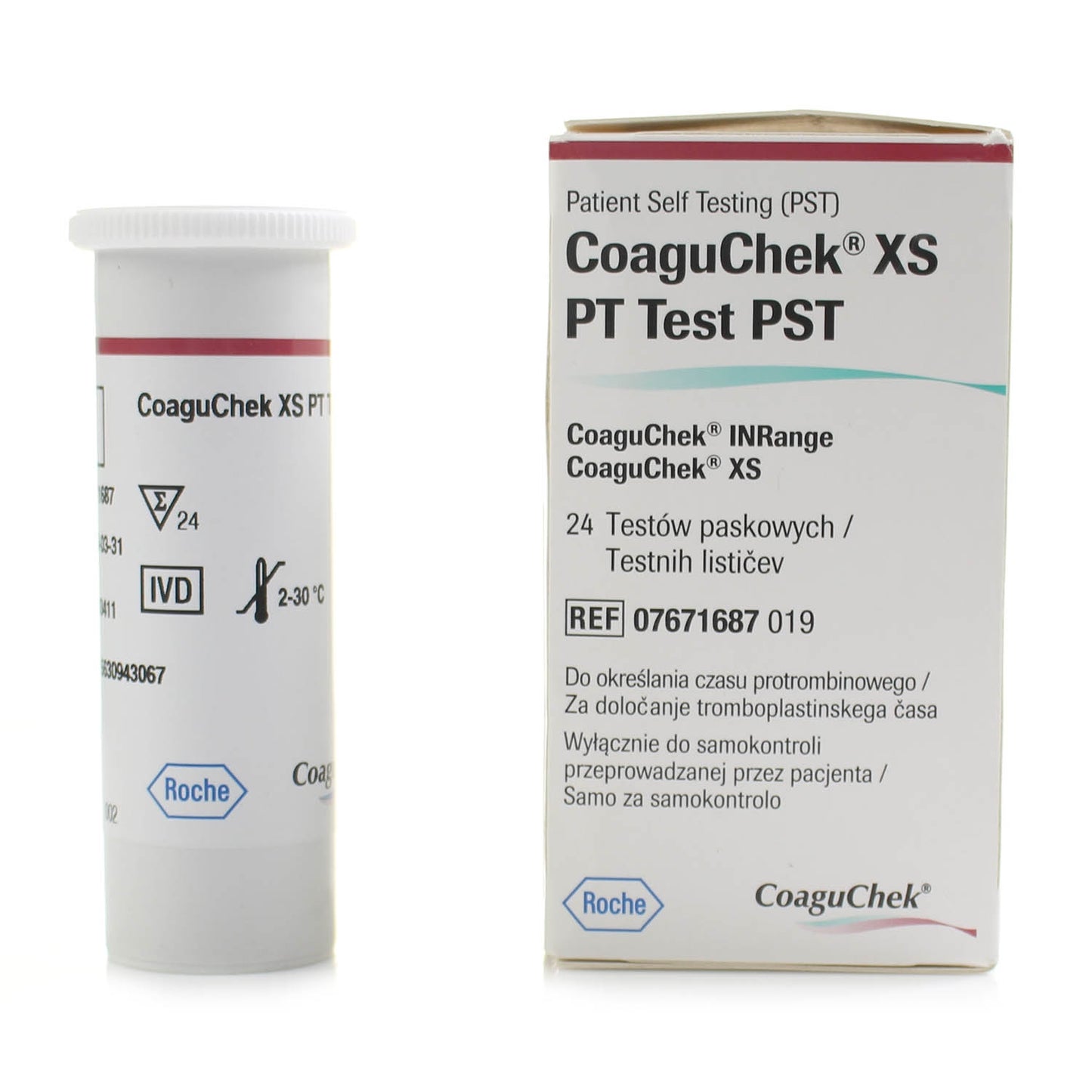 CoaguChek XS PT (PST) x24 for INR Normal Range - Merlin