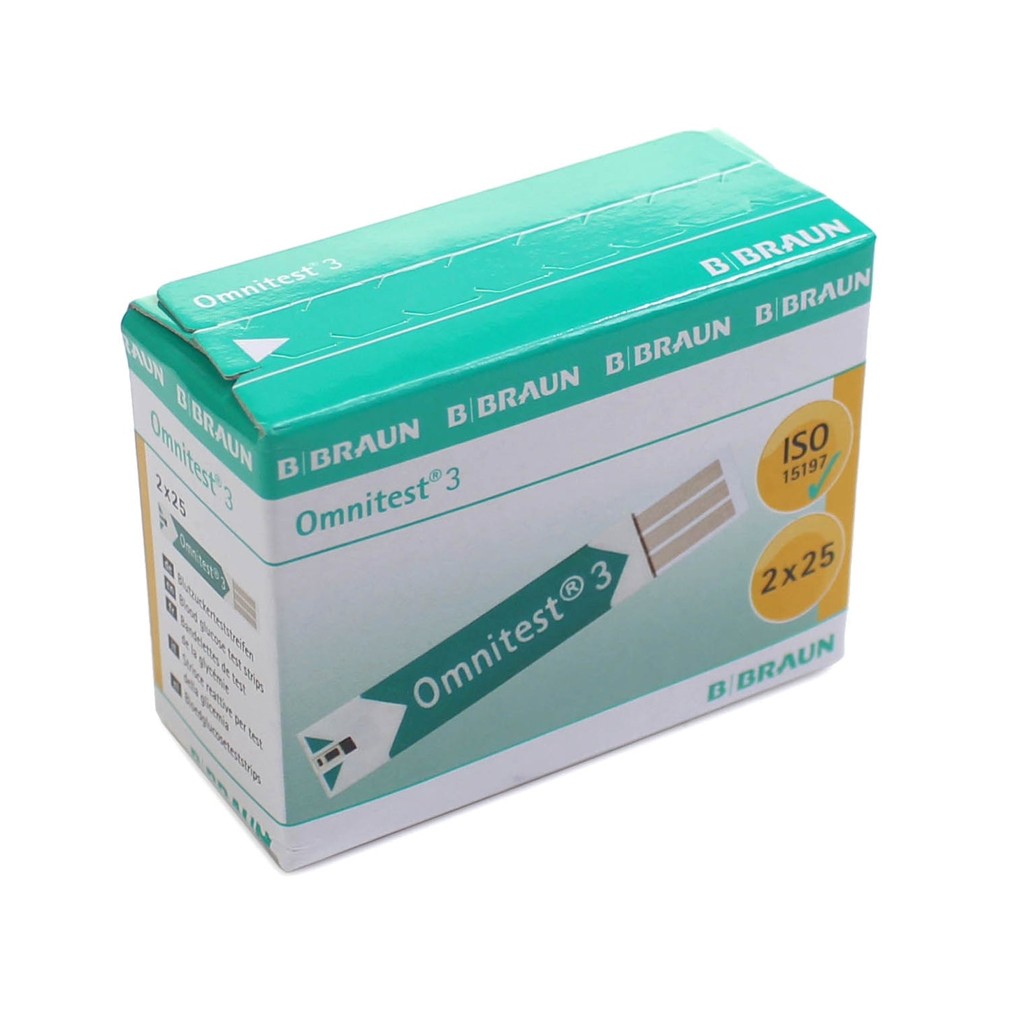 Omnitest 3 BG Test Stips 2 x 25 - BBraun