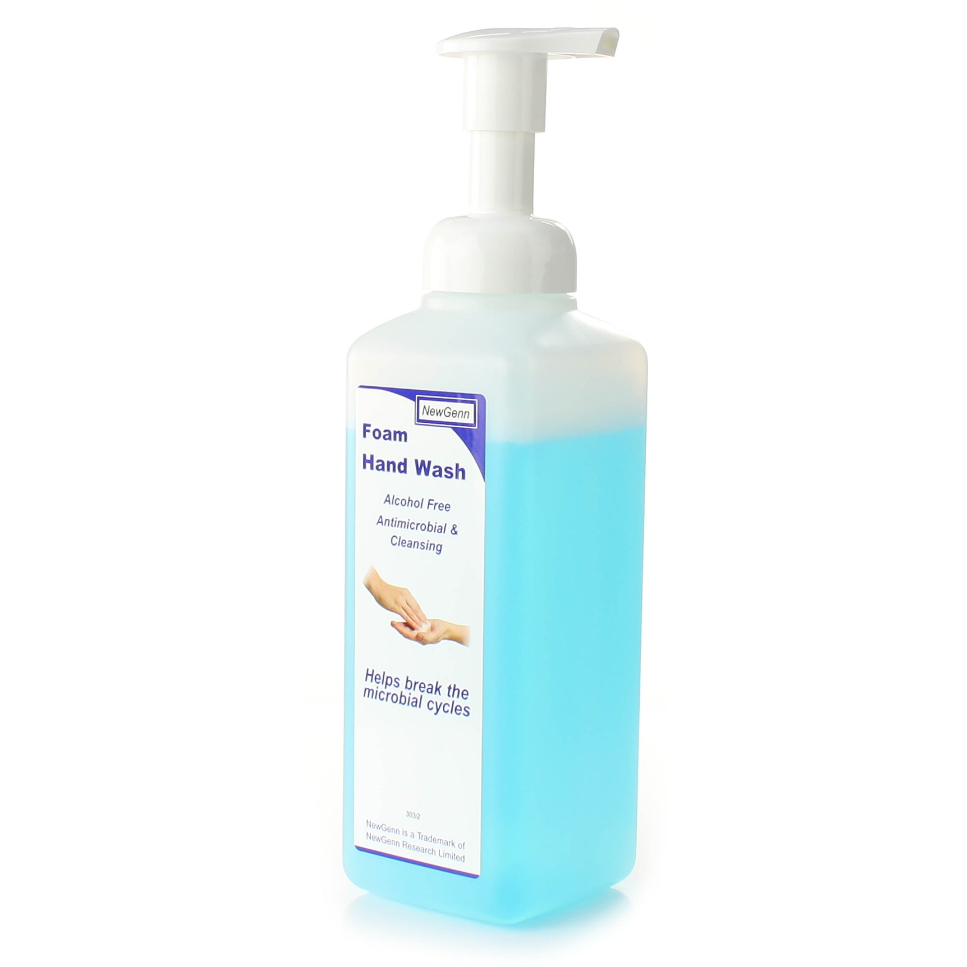 NewGenn Foam Hand Wash - 500ml - Blue