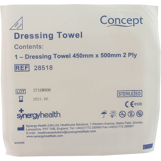 Dress Towel 45 x 50cm - 2ply - Vernacare