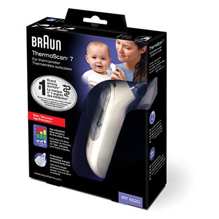 Braun Thermoscan 7 - IRT 6520 Ear Thermometer - Braun