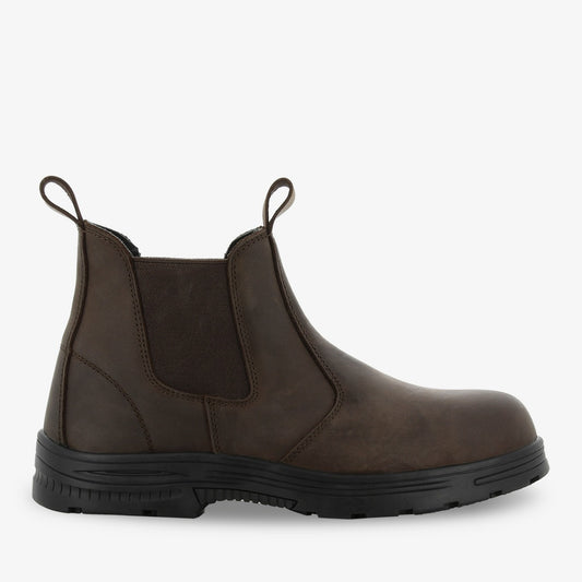 Jackman Unisex Chelsea Boots - Brown Leather