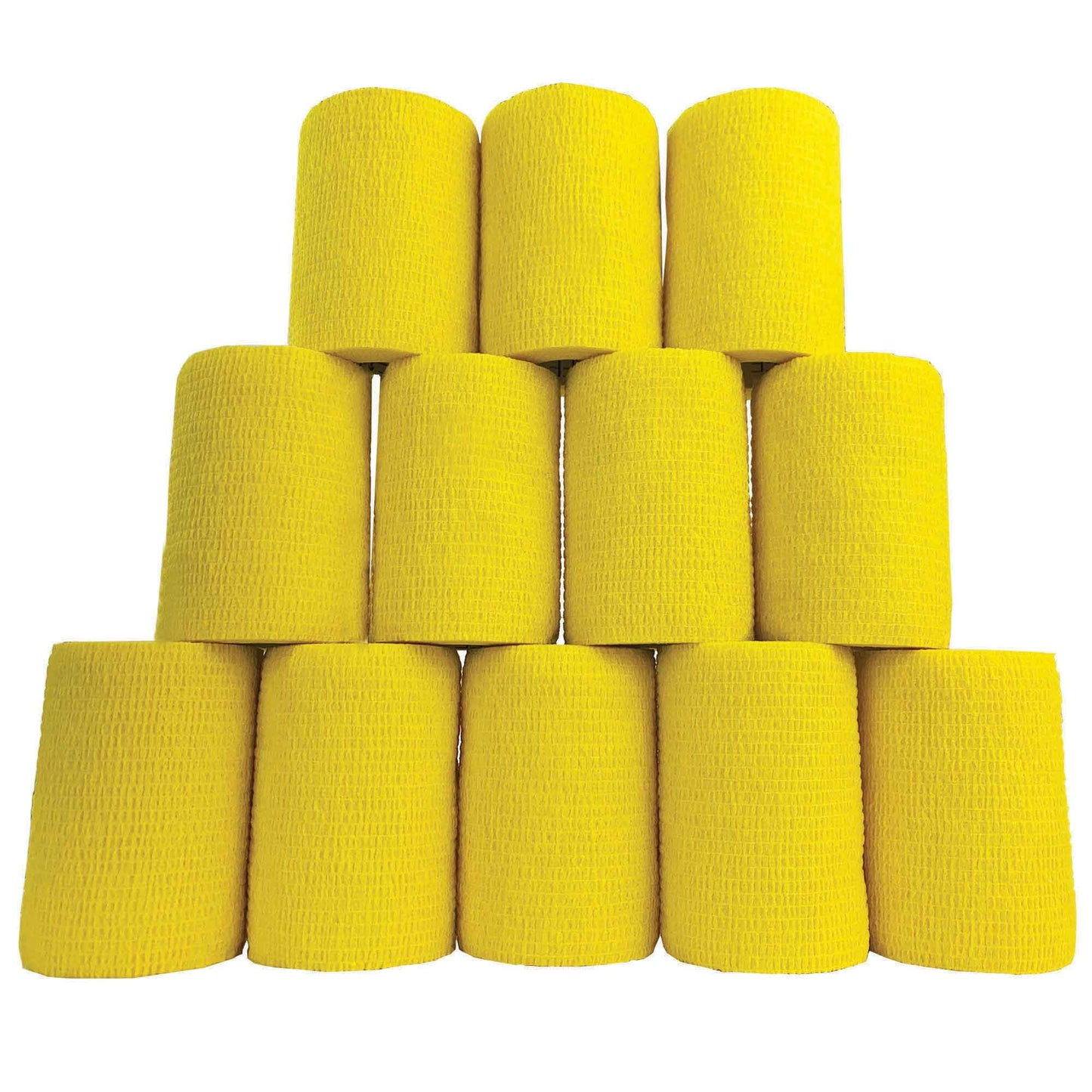 Inksafe Yellow Self Adherent Latex Cohesive Bandage 5cm x 4.5m - Box of 12 - Discontinued