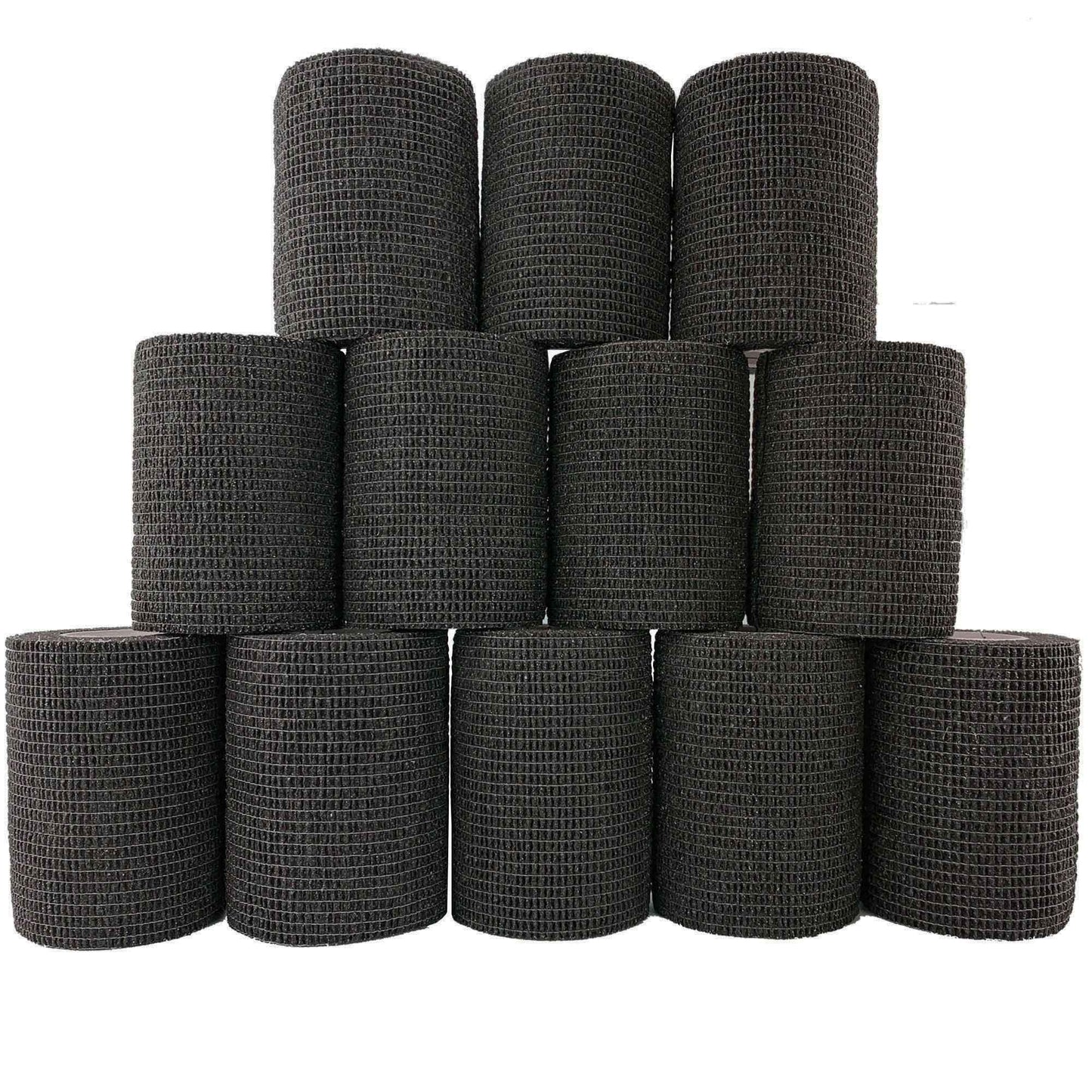 Inksafe Black Self Adherent Latex Cohesive Bandage 5cm x 4.5m - Box of 12 - Discontinued