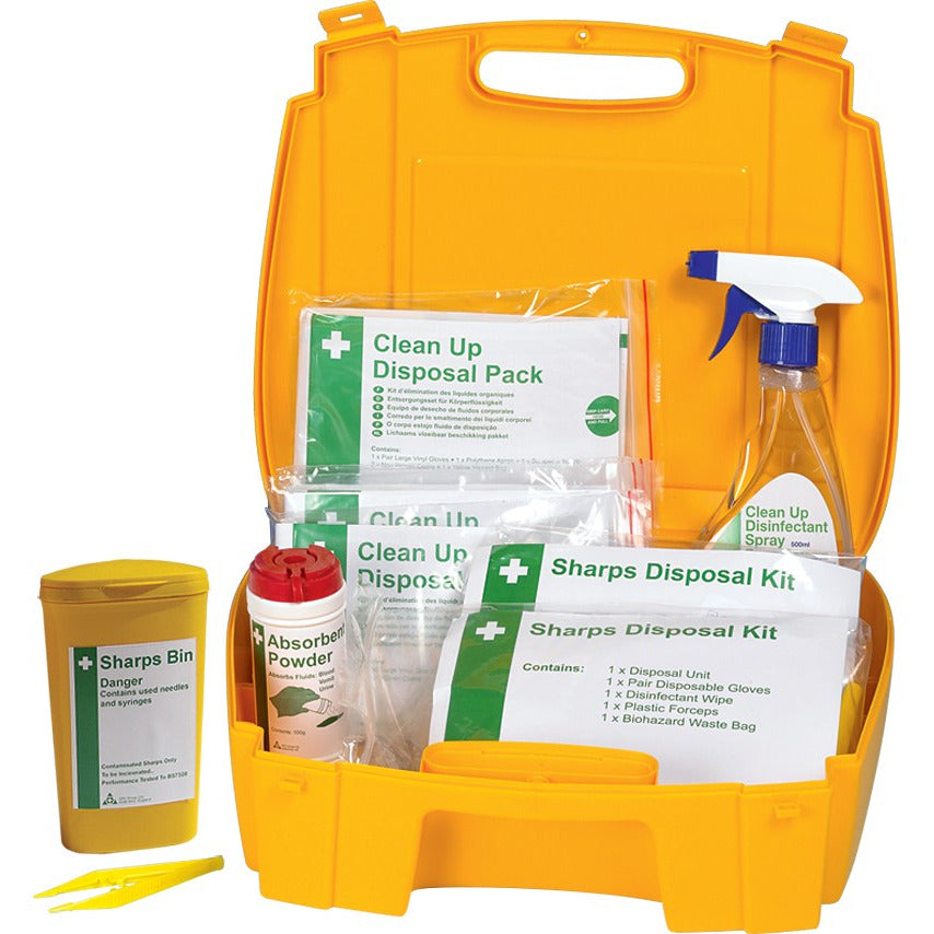 Evolution Sharps & Body Fluid Disposal Kit - Safety First Aid