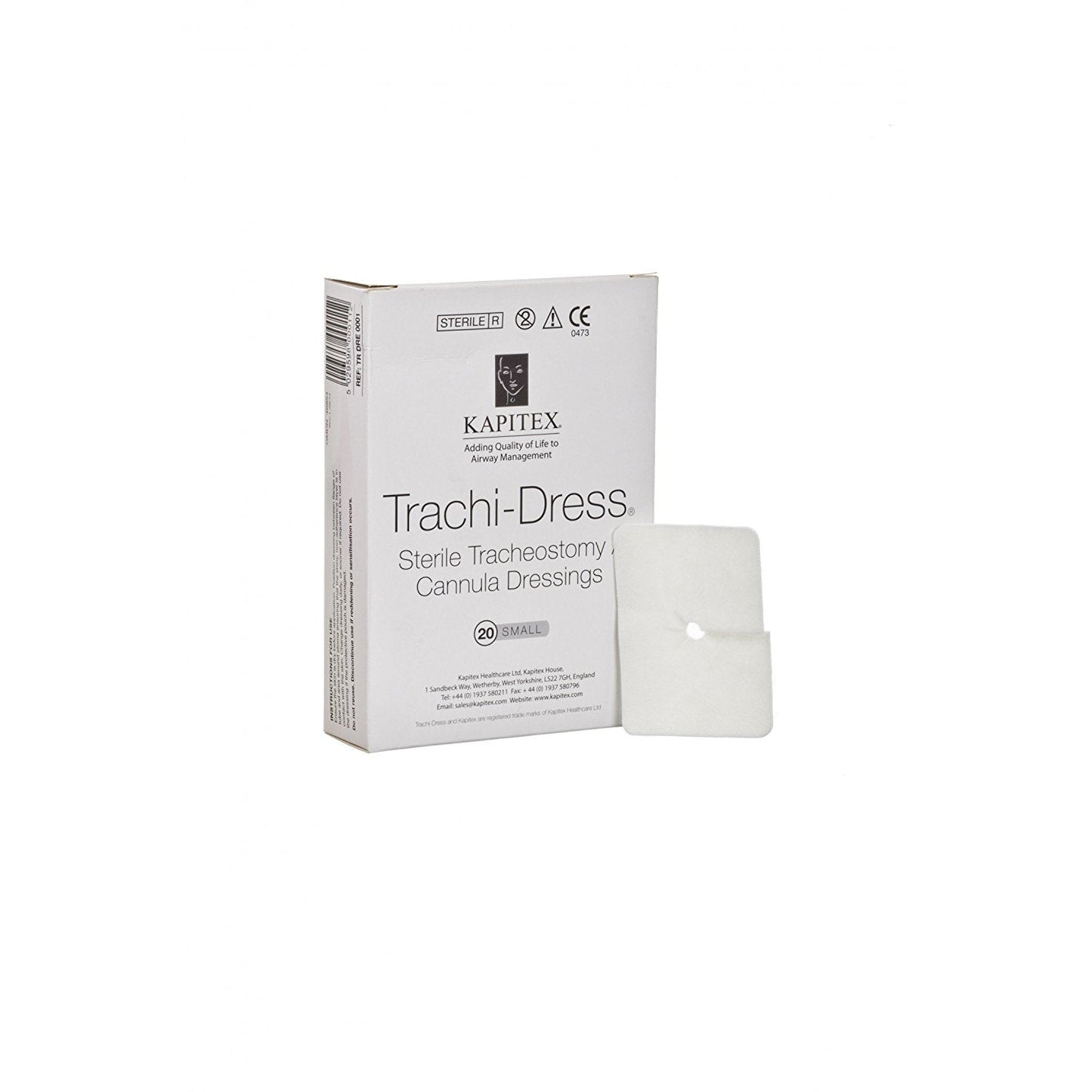 Kapitex Trachi Dressing Sterile - 60 x 82mm x 20 - Discontinued