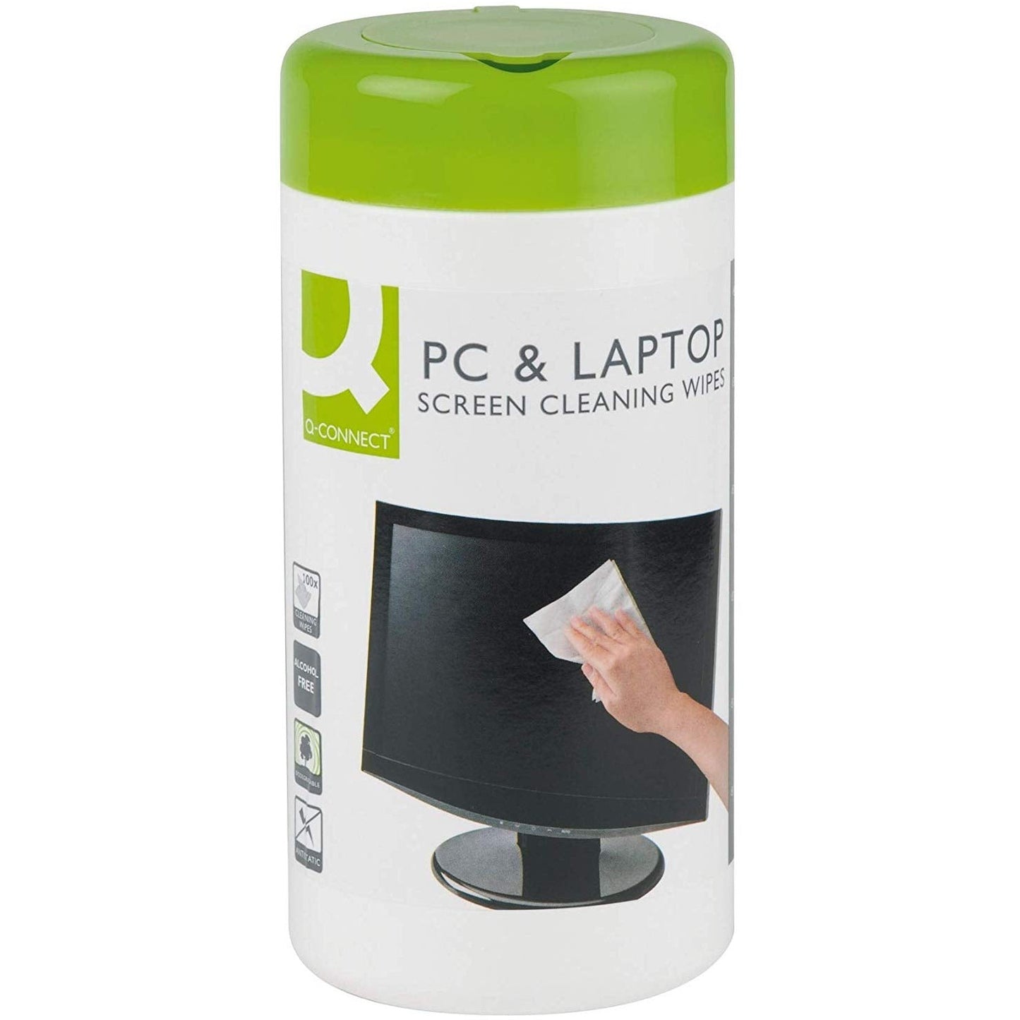 Q-Connect Screen & Keyboard Wipes (Pack of 100) - Qconnect