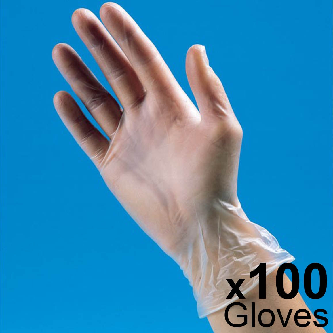 Koolpak Powder Free Vinyl Gloves - Large - Box of 100